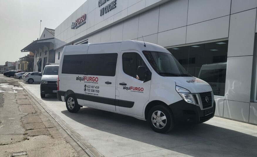 NISSAN NV400 FULL 9 PLAZAS MAS CARGA DE 3500KG ALQUILER 163CV